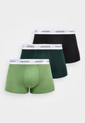 Lacoste 3 PACK - Trunks - lambs lettuce/sinople/black