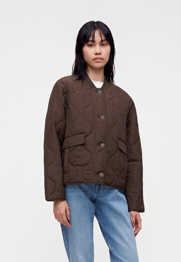 ONLY ONLSALSA QUILTED JACKET - Light jacket - coffee bean