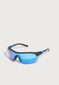 Nike Sportswear SHOW UNISEX - Sunglasses - matte black/blue
