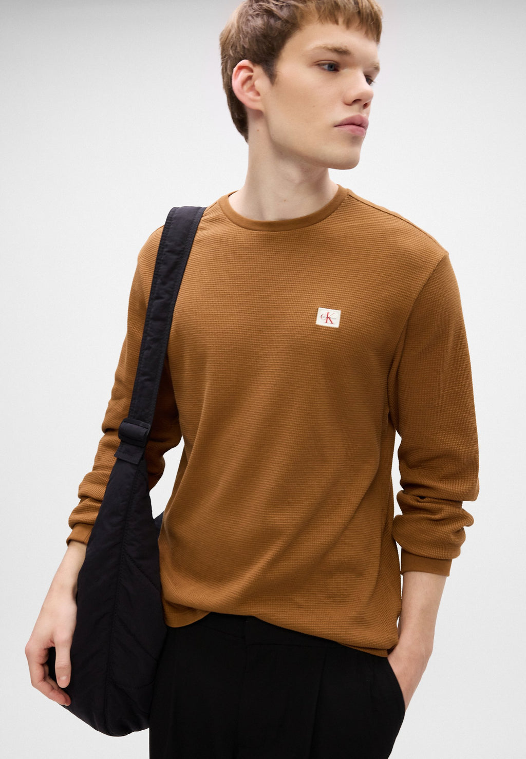 Calvin Klein Jeans WAFFLE LABEL TEE