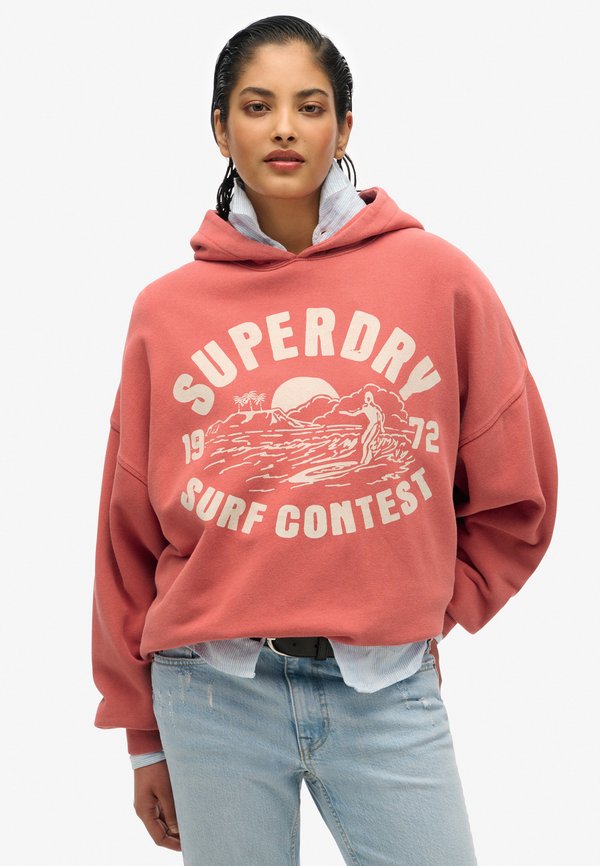 Superdry & Co LO-FI OUTDOOR - Hoodie - baked apple red