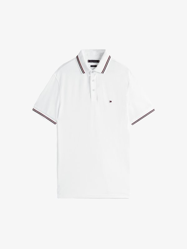 Tommy Hilfiger TIPPED SLIM FIT  - Polo shirt - white