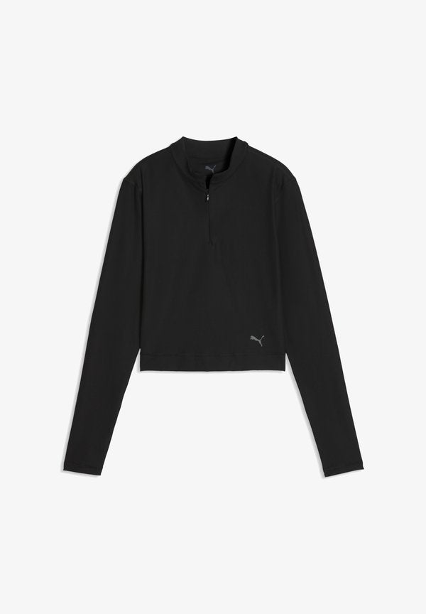 Puma ZIP - Long sleeved top - puma black