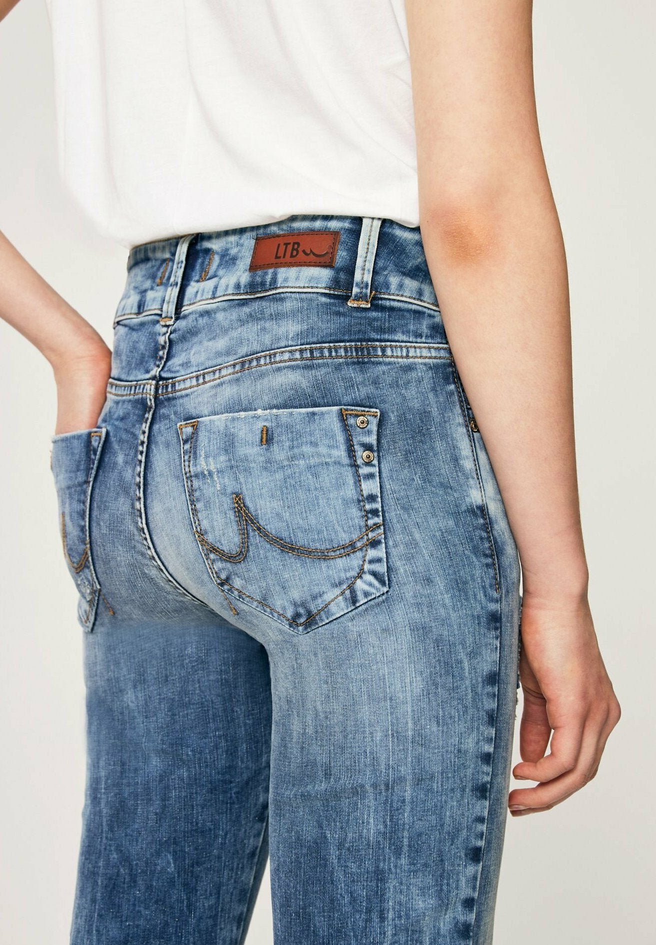 LTB LTB Molly Super High Felice Wash Jeans Slim Fit