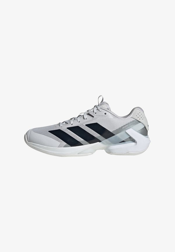 adidas Performance ADIZERO UBERSONIC 5 - Multicourt tennis shoes - dash grey aurora ink tech grey metallic