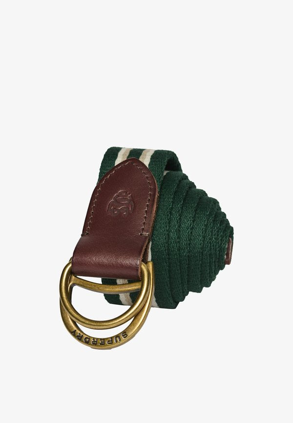 Superdry & Co SUPERDRY HERITAGE STRIPE WEBBING BELT.. - Belt - dark pine green stripe
