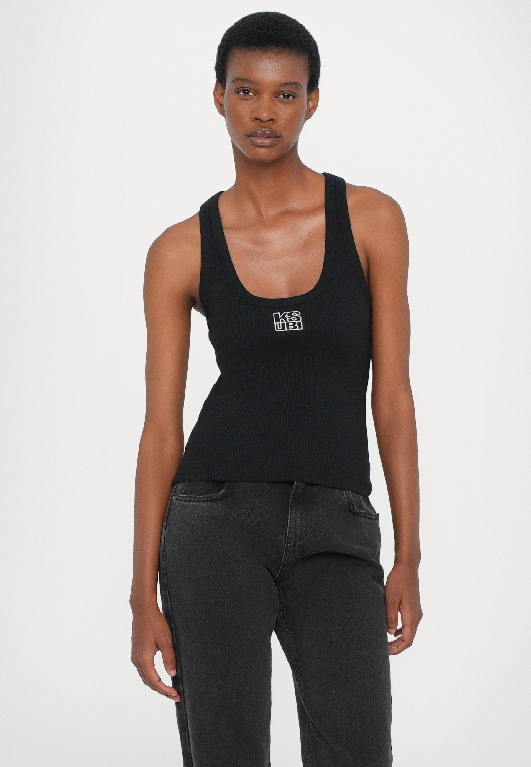 Ksubi STACKED ORIGIN TANK