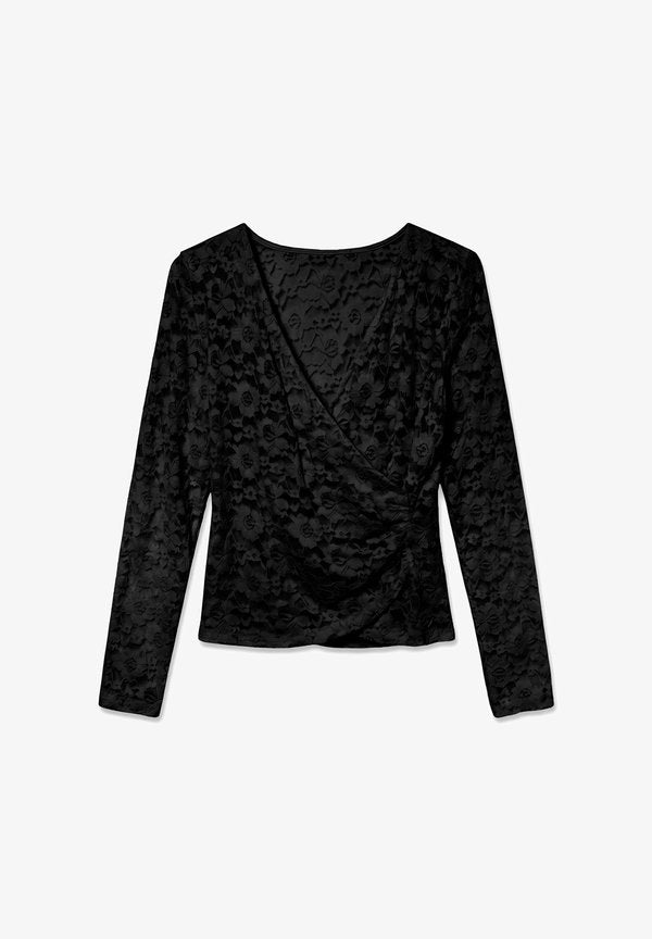 Vero Moda Curve BLOUSE VMDEA TOP - Blouse - black