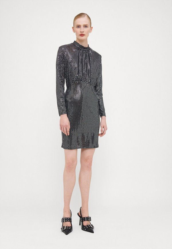 Vero Moda Tall VMEVALINE HIGHNECK SHORT DRESS