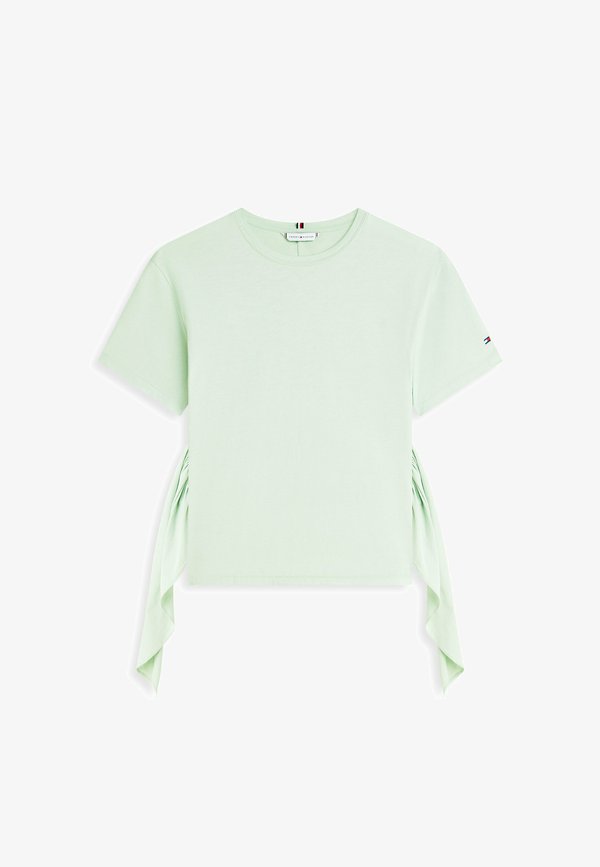 Tommy Hilfiger CO SLUB KNOT TEE - Print T-shirt - gentle jade