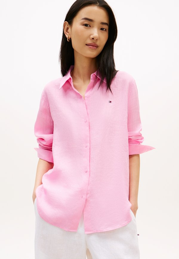 Tommy Hilfiger SHIRT - Button-down blouse - rose petal