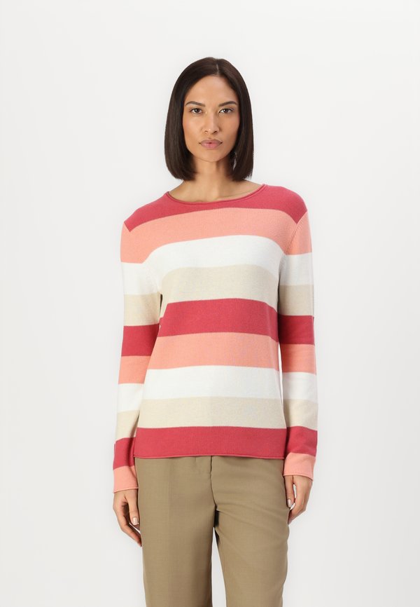 TOM TAILOR Jumper - red/apricot