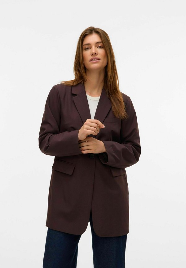 Vero Moda VMLUCY - Blazer - chocolate torte