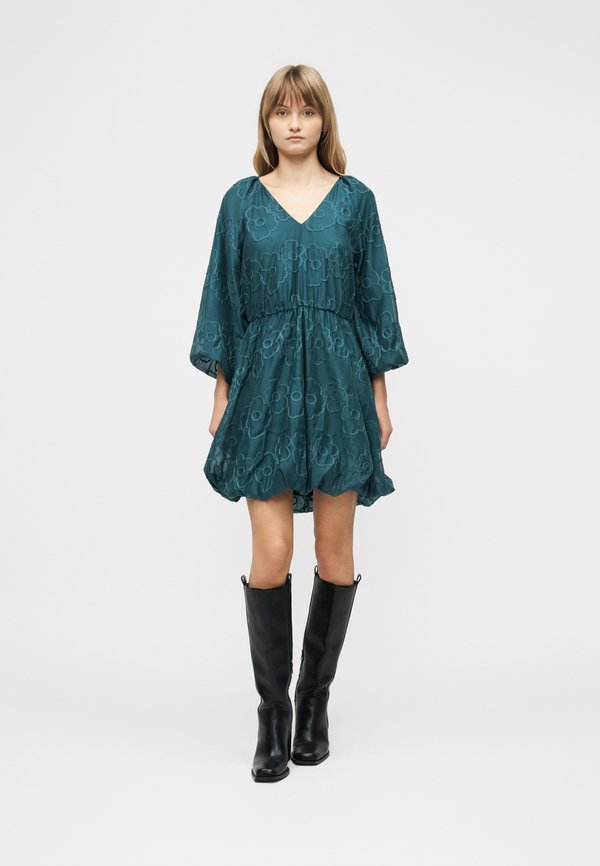 YAS YASFLORINA BUBBLE HEM DRESS