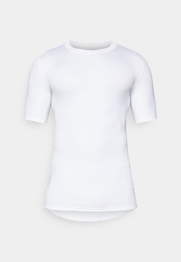 adidas Performance TECHFIT SHORT SLEEVE TEE MEN - Sports T-shirt - white