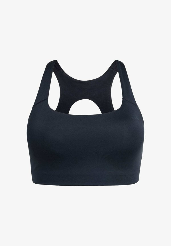 adidas Performance ADIDAS PERFORMANCE OPTIME WORKOUT 3-STRIPES MEDIUM SUPPORT BRA (PLUS SIZE) - Medium support sports bra - black