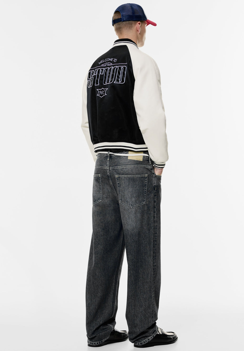 PULL&BEAR EMBROIDERED VARSITY
