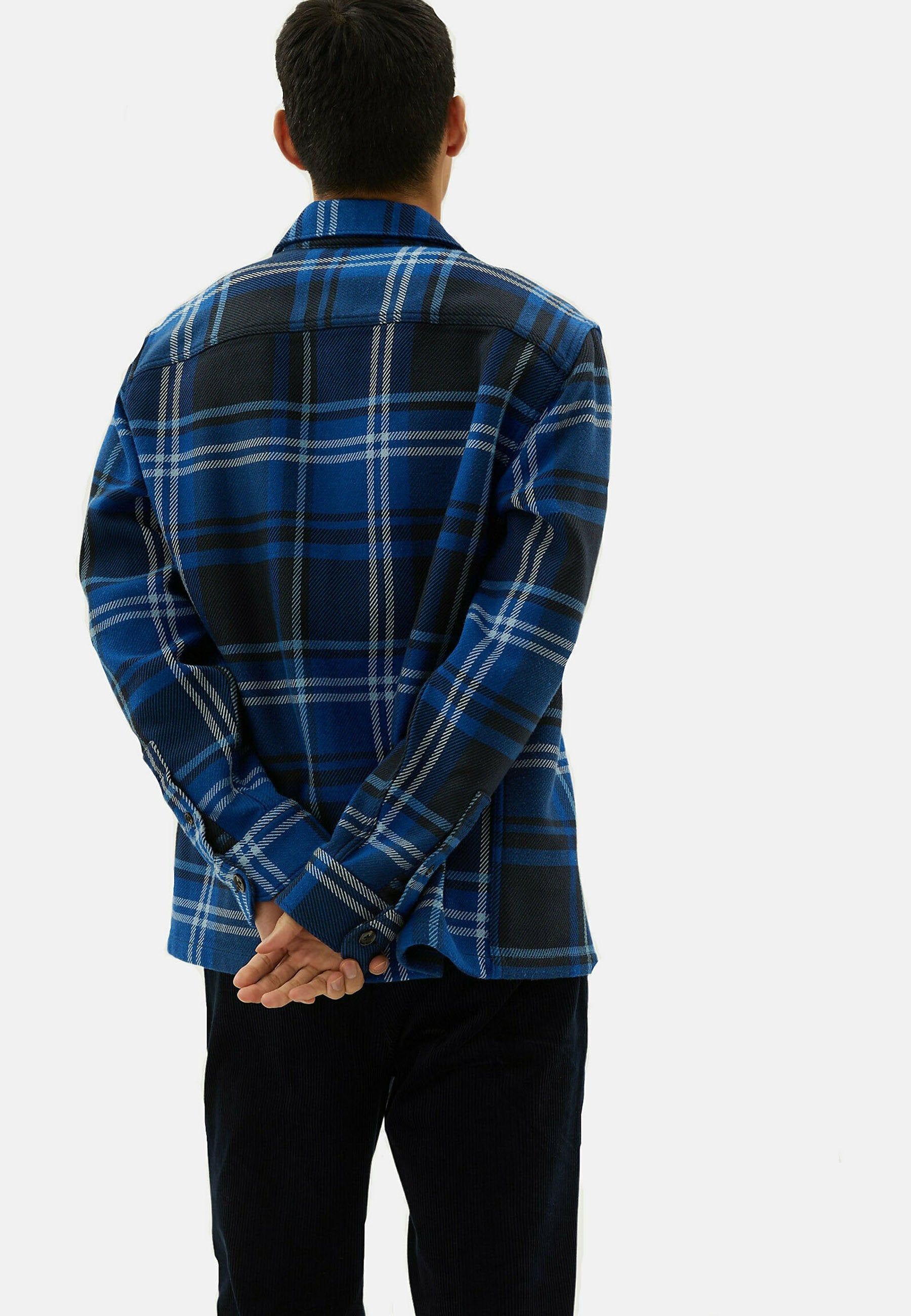 Marks & Spencer DOUBLE FACE CHECK OVERSHIRT