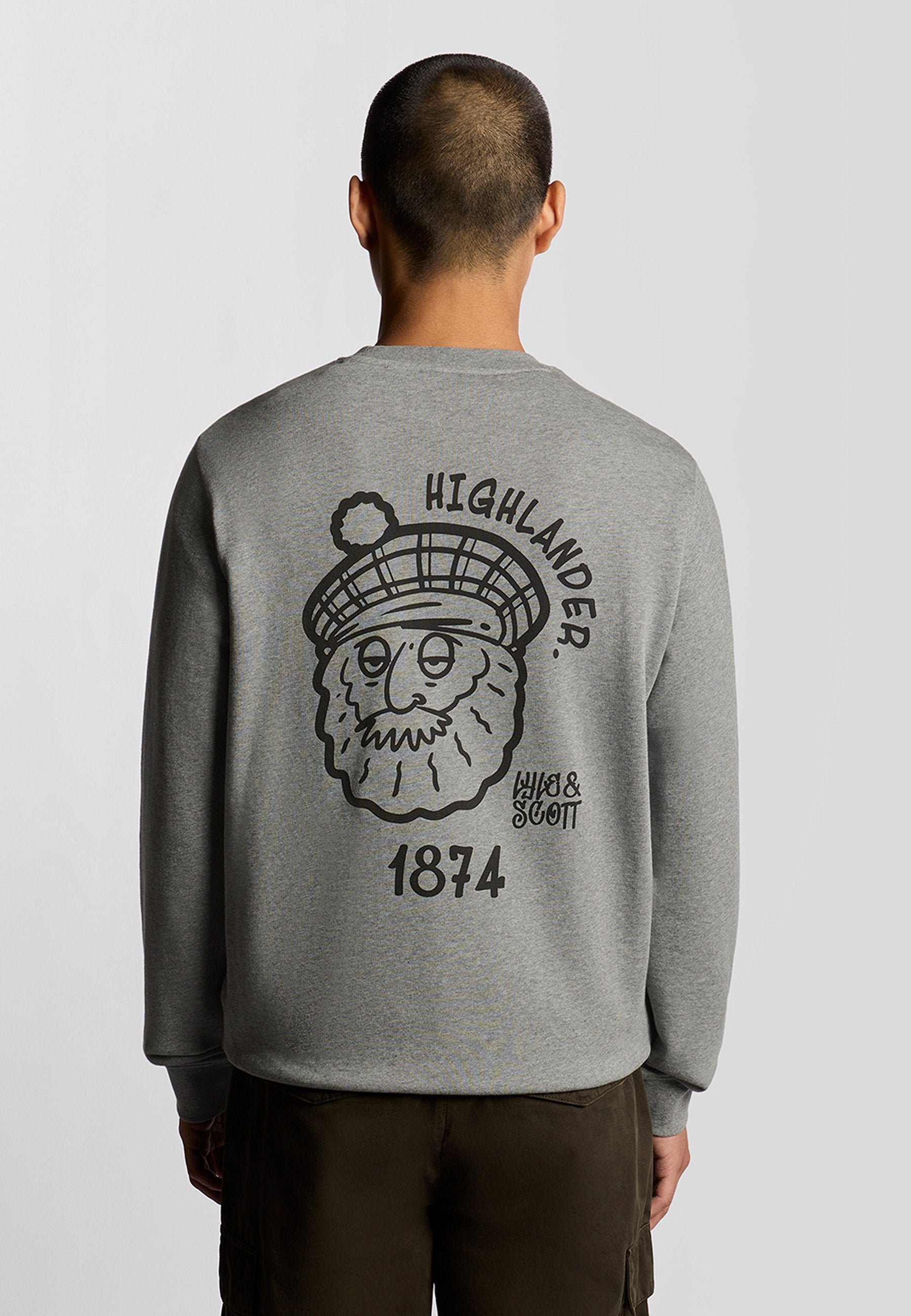 Lyle & Scott MID LAYERS HIGHLANDER GRAPHIC