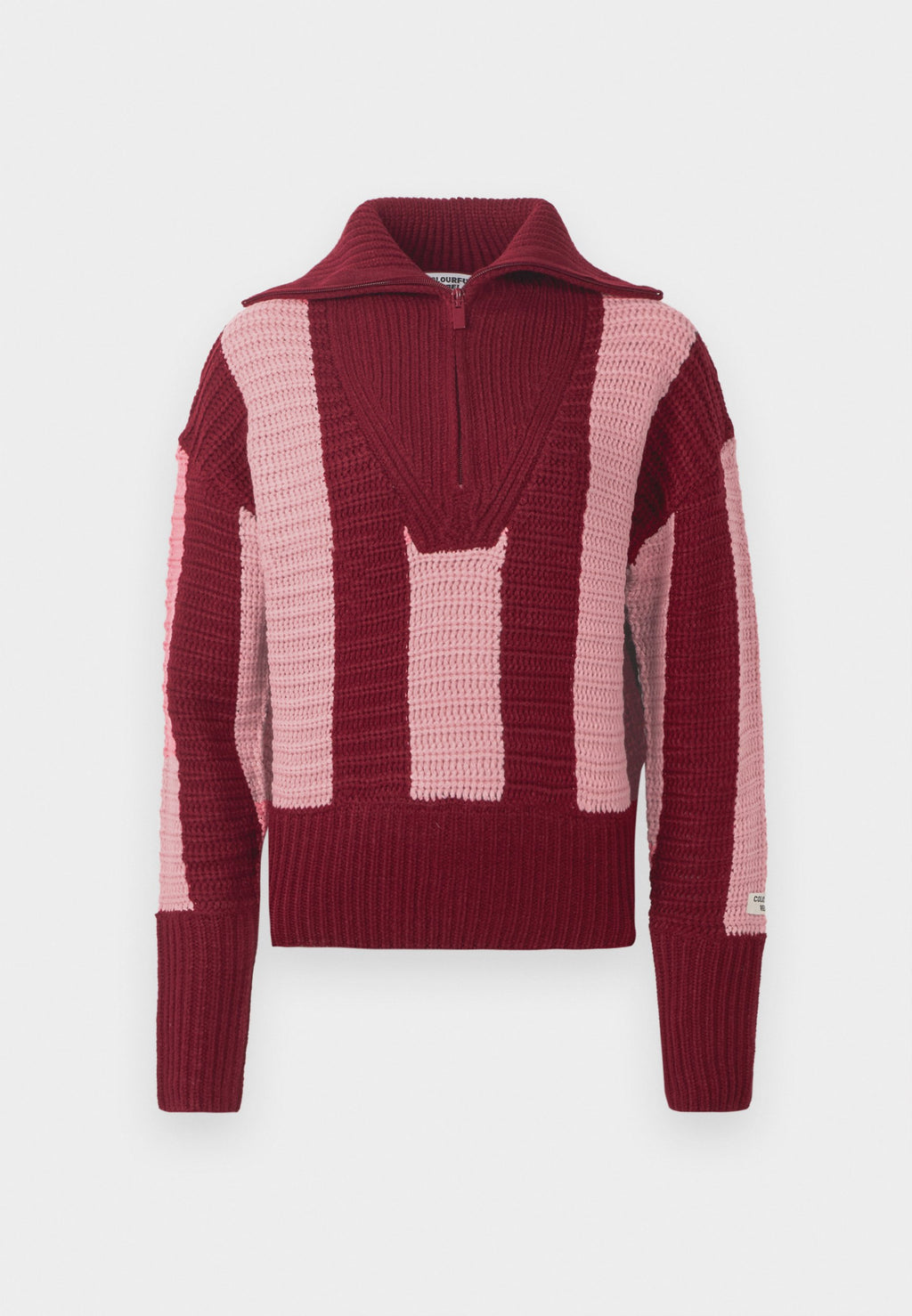 Colourful Rebel STRIPE ZIP PULLOVER