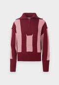 Colourful Rebel STRIPE ZIP PULLOVER