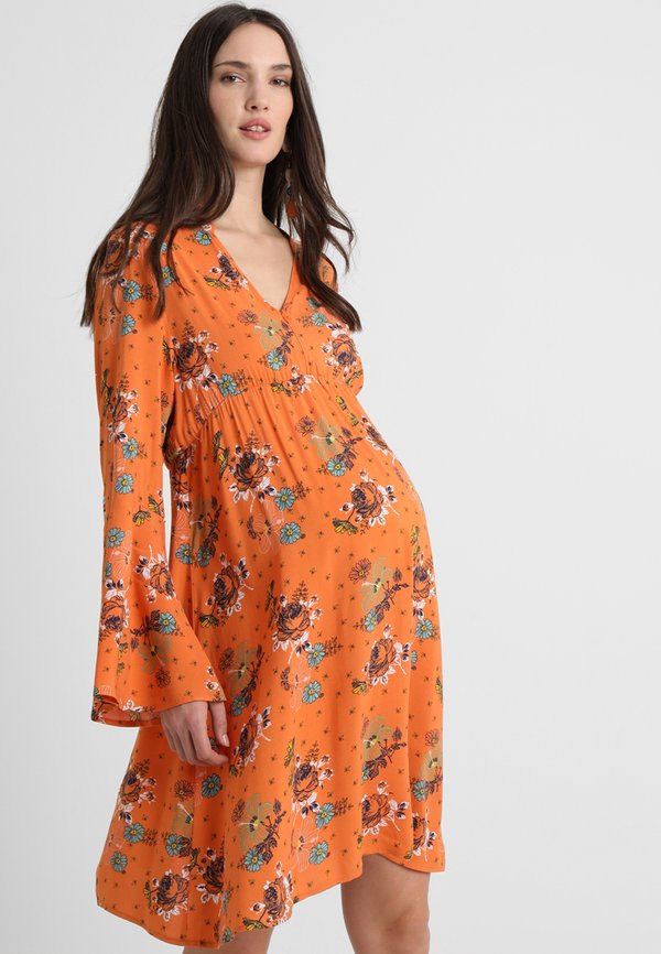 ohma! PRINTED BOHO NURSING DRESS