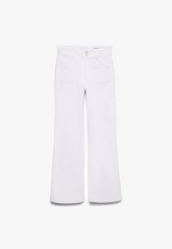 Vero Moda VIVIANNE - Flared Jeans - bright white