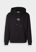 Calvin Klein Jeans MICRO MONOLOGO - Hoodie - black
