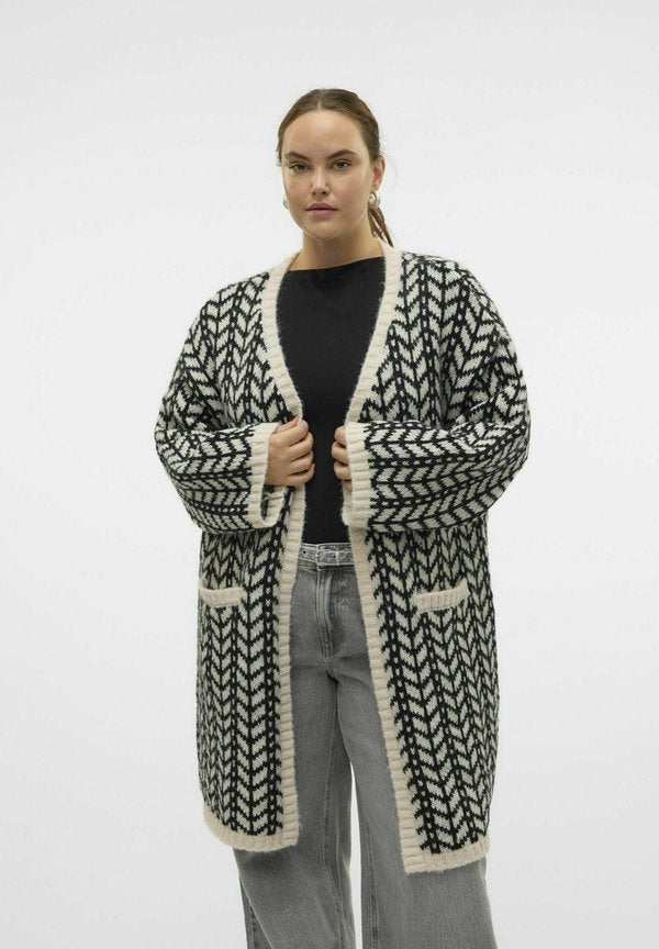 Vero Moda Curve VMCCORETTA Knit - Cardigan - birch