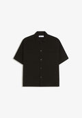 Bershka BOXY TAILORING - Shirt - black
