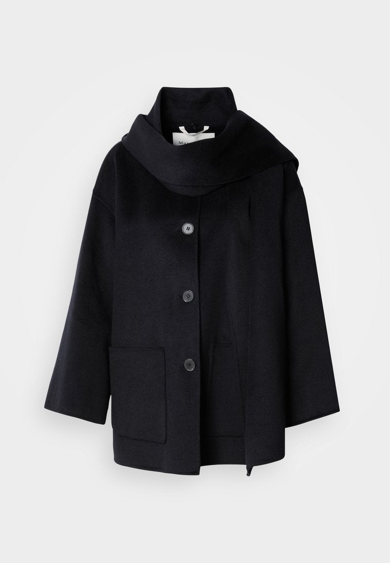 JACKET DETACHABLE SCARF PATCHED POCKETS Media 1