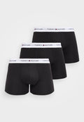 Tommy Hilfiger 3-PACK SIGNATURE REPEAT LOGO WAISTBAND TRUNKS - Trunks - black