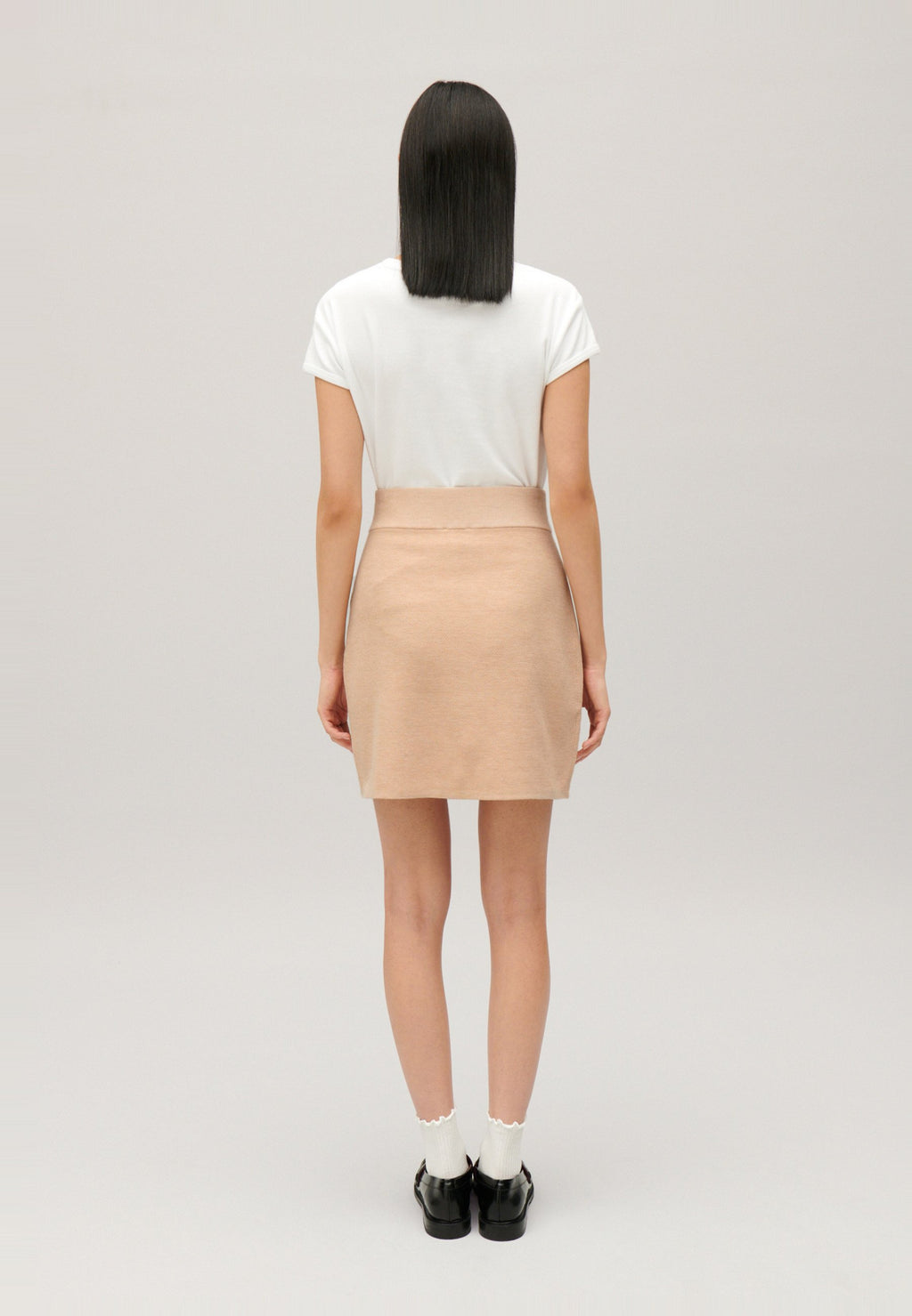 Claudie Pierlot JUPE COURTE TAILLE-HAUTE