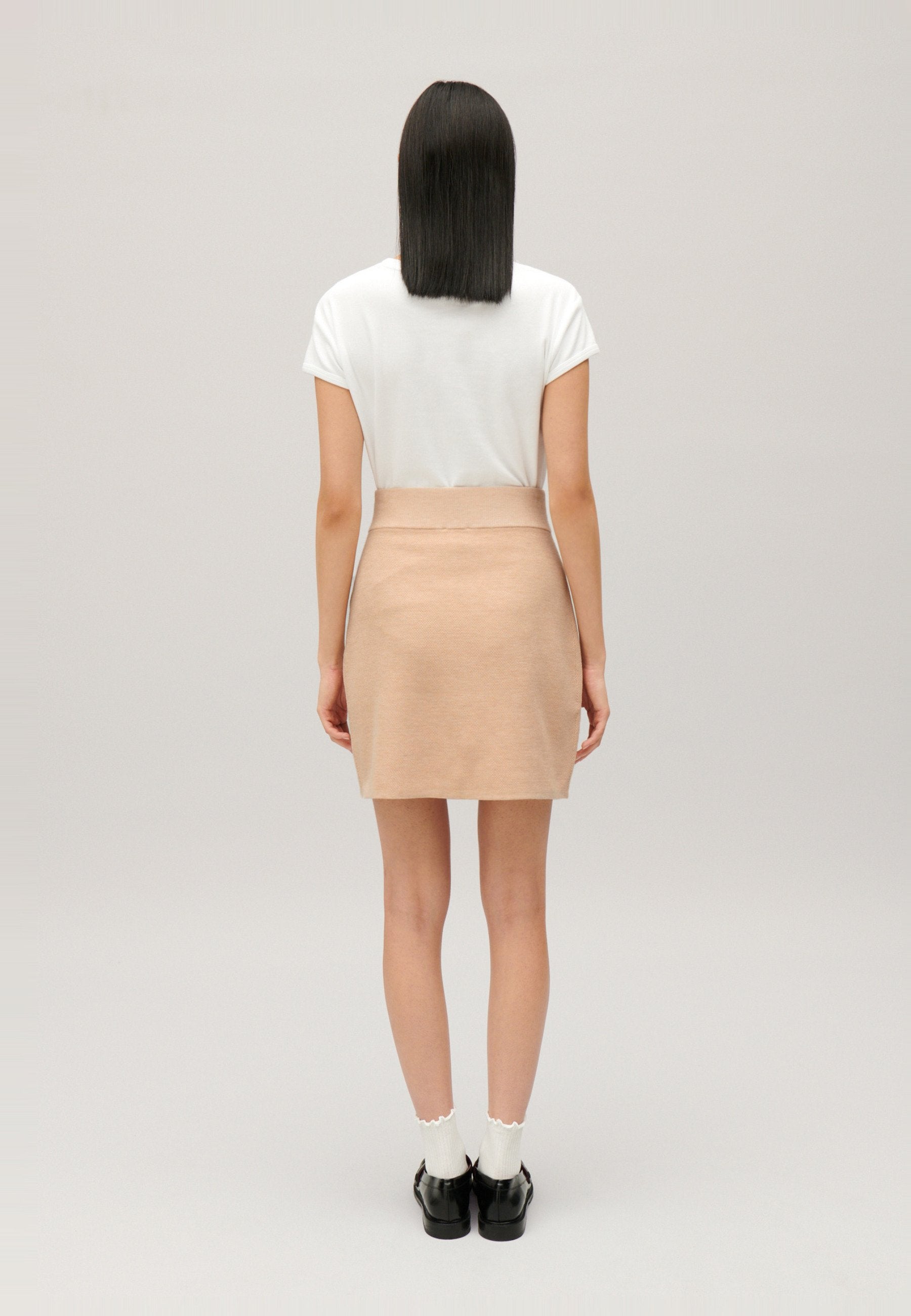 Claudie Pierlot JUPE COURTE TAILLE-HAUTE