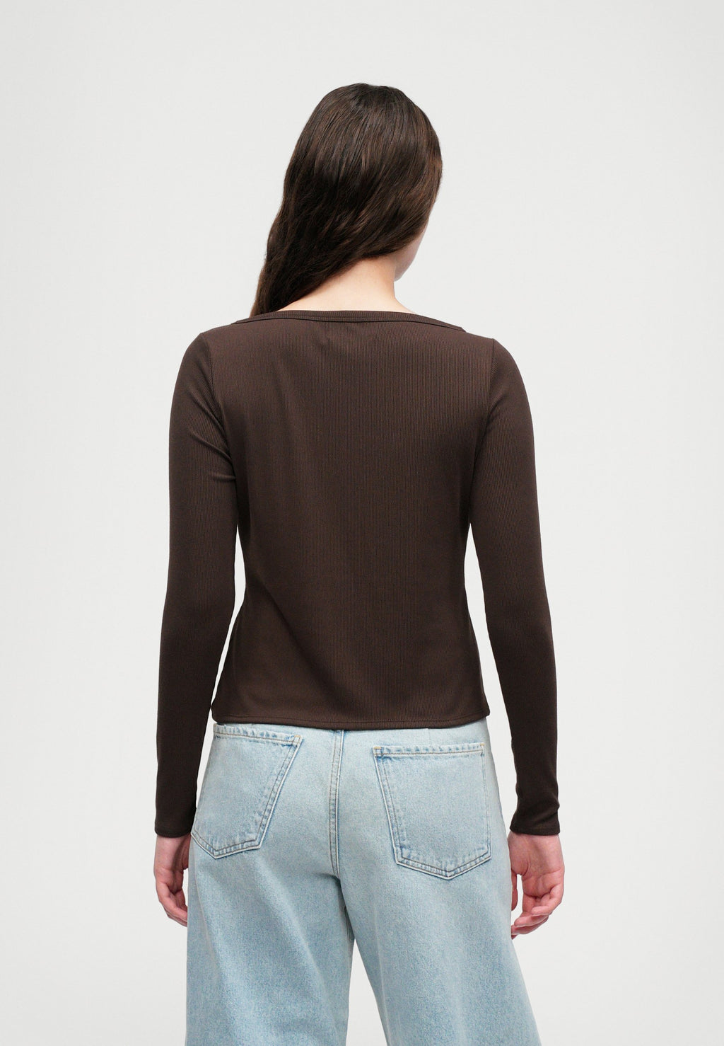 Abercrombie & Fitch NECK BUTTON THROUGH