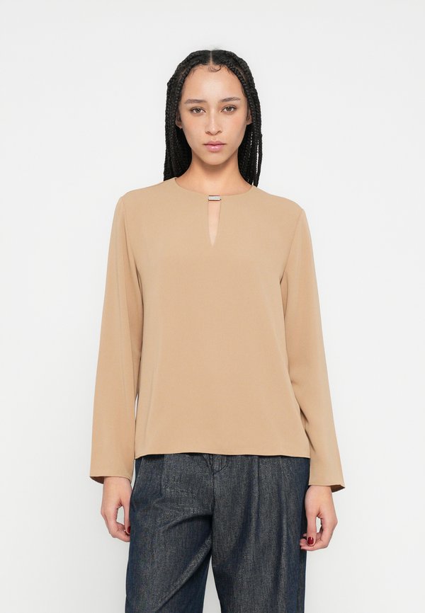 Calvin Klein HARDWARE - Blouse - camel
