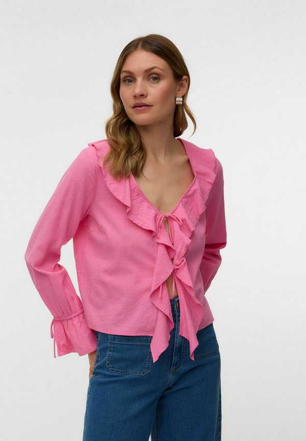 Vero Moda VMJAMIE - Blouse - pink cosmos
