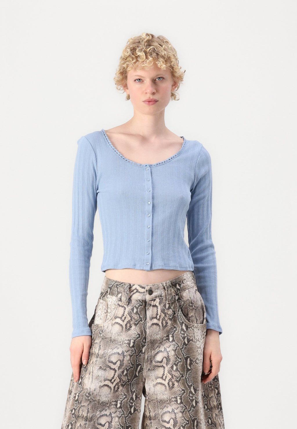 GAP POINTELLE SCOOP CARDI