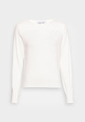 NU-IN DRAPED SHOULDER LONG SLEEVE TEE