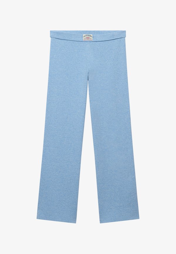 Superdry & Co SUPERDRY ATHLETIC ESSENTIALS FOLD OVER JOGGERS.. - Tracksuit bottoms - tidal blue marl