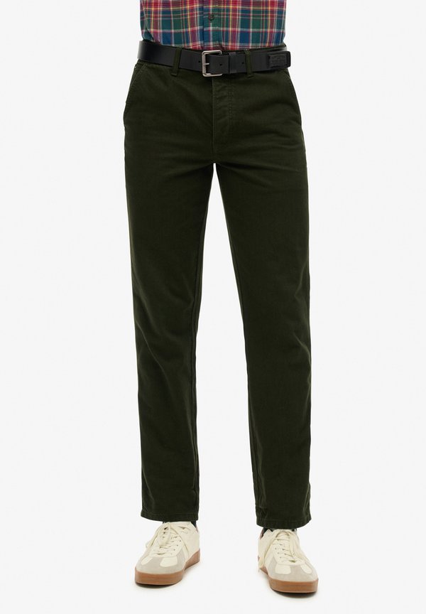 Superdry & Co MERCHANT POCKET WORK  - Trousers - surplus goods olive green