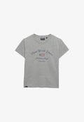 Superdry & Co ATHLETIC ESSENTIALS GRAPHIC  - Print T-shirt - grey marl