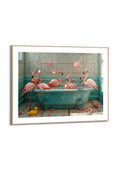 Orange Wallz FLAMINGO BATH PARTY