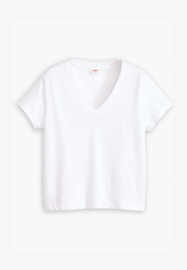 Levi's® BOXY TEE - Basic T-shirt - white + slub