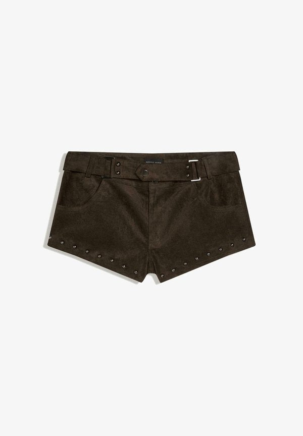Bershka SHORTS - Shorts - olive