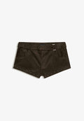 Bershka SHORTS - Shorts - olive