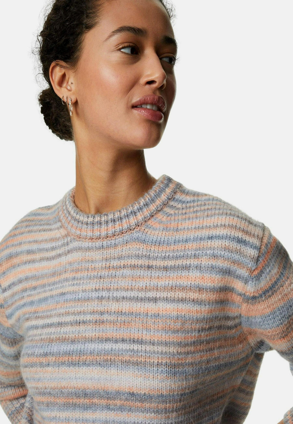 Marks & Spencer BRUSHED SPACE DYE CREW
