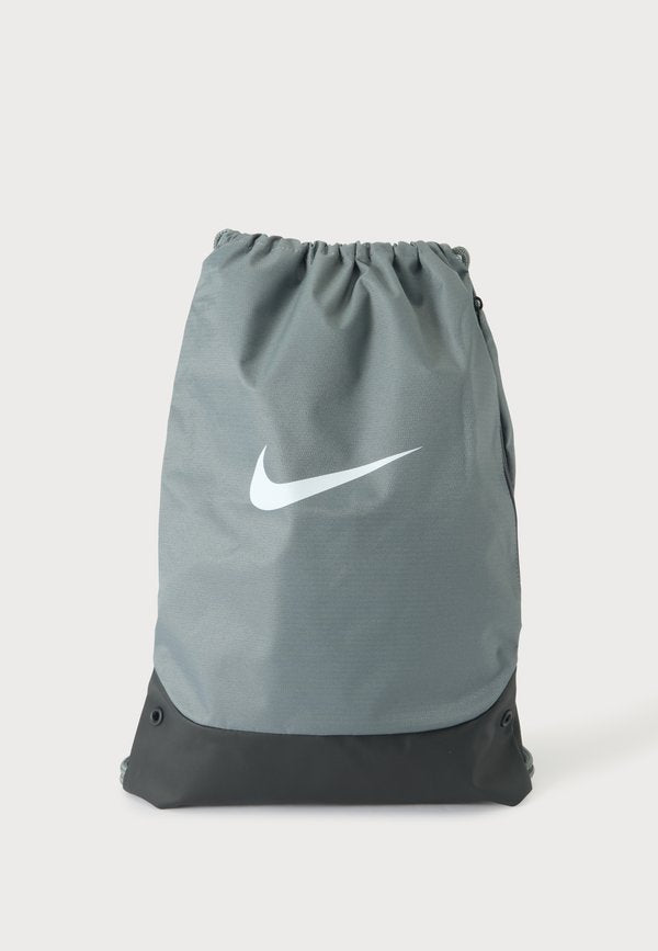 Nike Performance NK BRSLA DRAWSTRNG UNISEX - Drawstring sports bag - smoke grey/black/white
