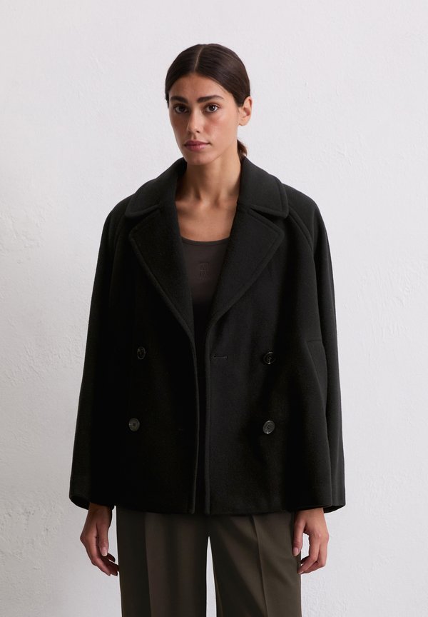 Marc O'Polo DOUBLE BREASTED WELT POCKETS LAPEL COLLAR