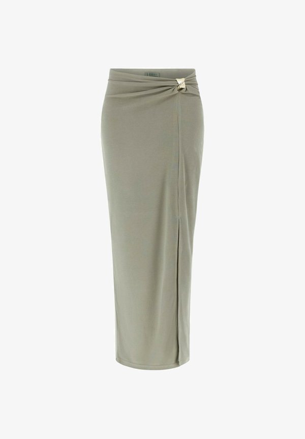 Guess GONNA - Maxi skirt - verde chiaro